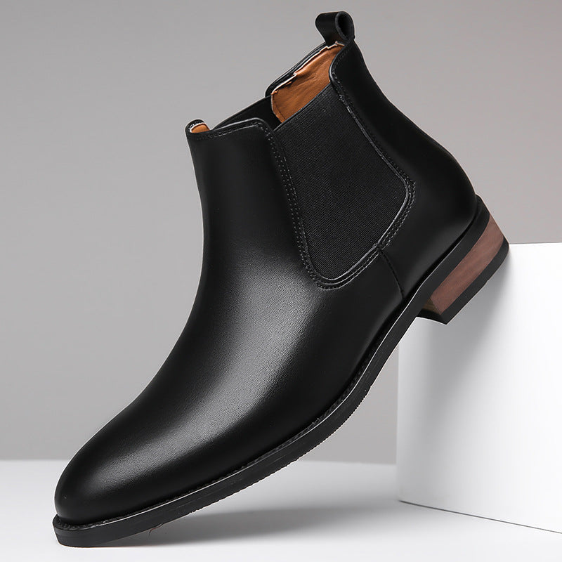 High-Top Casual Business Leder Stiefel