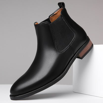 High-Top Casual Business Leder Stiefel