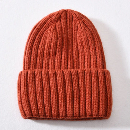 Winter Silk Satin-lined Knit Hat Unisex Thickened Version