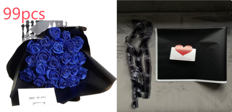 Personalisierte Valentinstag Brautstrauß