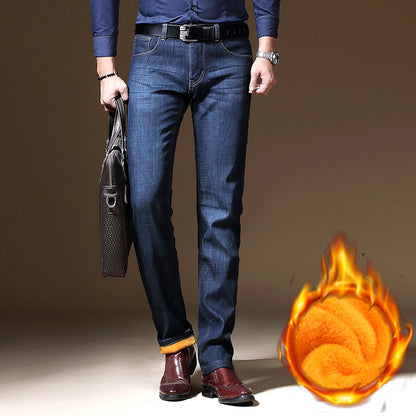 Winter-Samtjeans für Herren