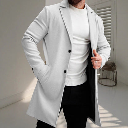 Klassischer vielseitiger Business-Stil High-End Single-Brust Casual Trench Coat