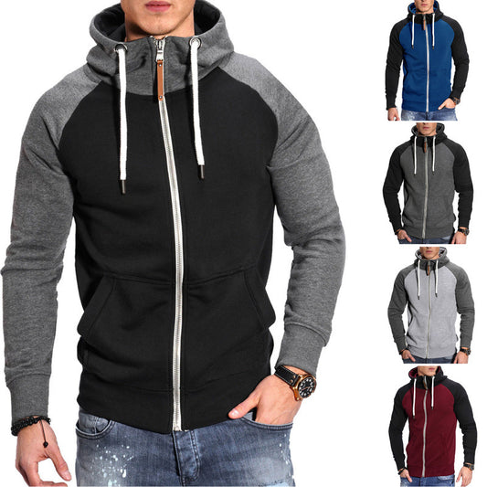 Colorblock Casual Cardigan Pullover für Herren