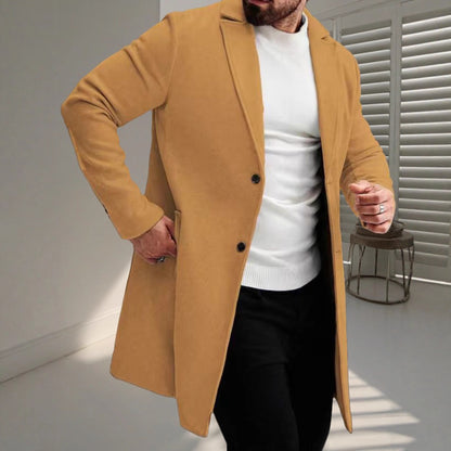 Klassischer vielseitiger Business-Stil High-End Single-Brust Casual Trench Coat