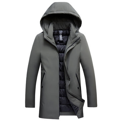 Winter Thickened And Insulated Cotton Coat For Middle-aged And Elderly Dads