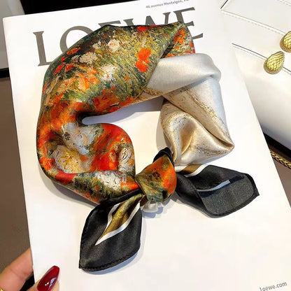 High-end Ladies' Small Square Handkerchief