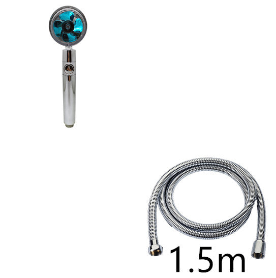 Propeller-getriebener Duschkopf Mit Stoppknopf