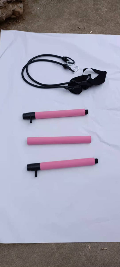 Dreiteiliger Pilates Fitness-Stick