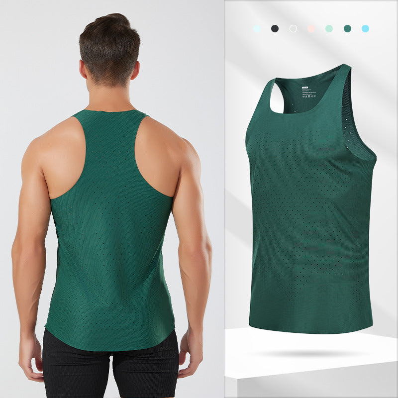 Professionelles Laufen Schnelltrockenweste Marathon Leichtathletik Und Feld Top