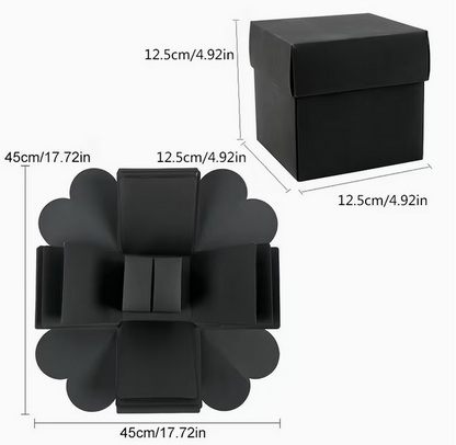 Überraschungs-Explosionsbox – Ihr persönliches Love Scrapbook