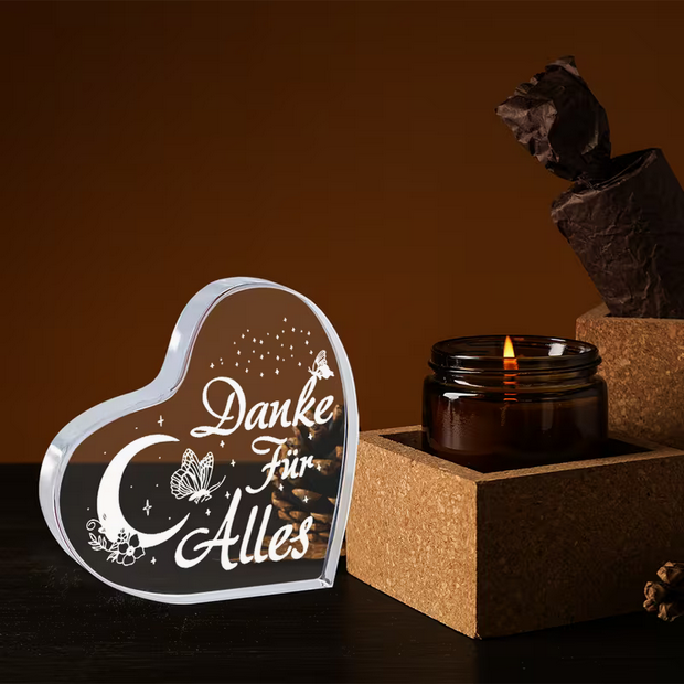 Herzliches Lehrer-Wertschätzungsgeschenk – Acryl-Andenken