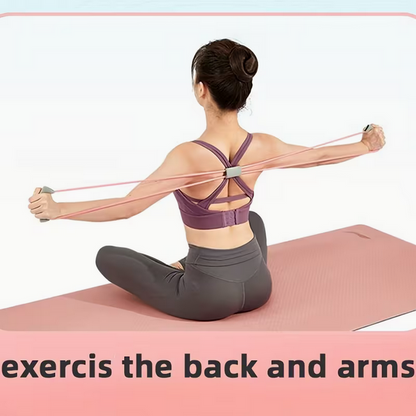 Multifunktionaler Yoga-Dehnungs-Gürtel – Verstellbarer Hilfsgürtel für Schulteröffnung & Flexibilität – Heim-Fitnessgerät