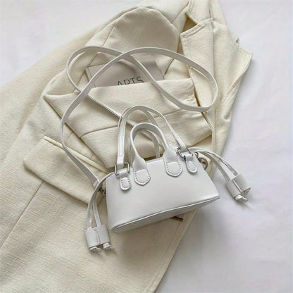Exklusive Mini-Crossbody-Tasche für Damen – Stylische Handtasche mit Top-Handle – Trendiges Micro-Bag Design