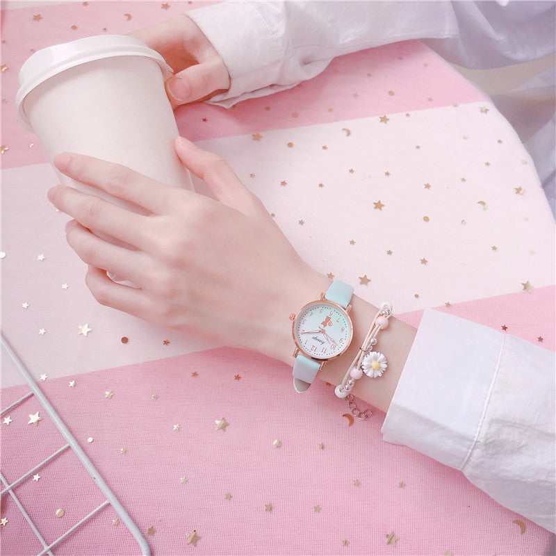 Korean-style Cute Girl Analog Children's Watch
