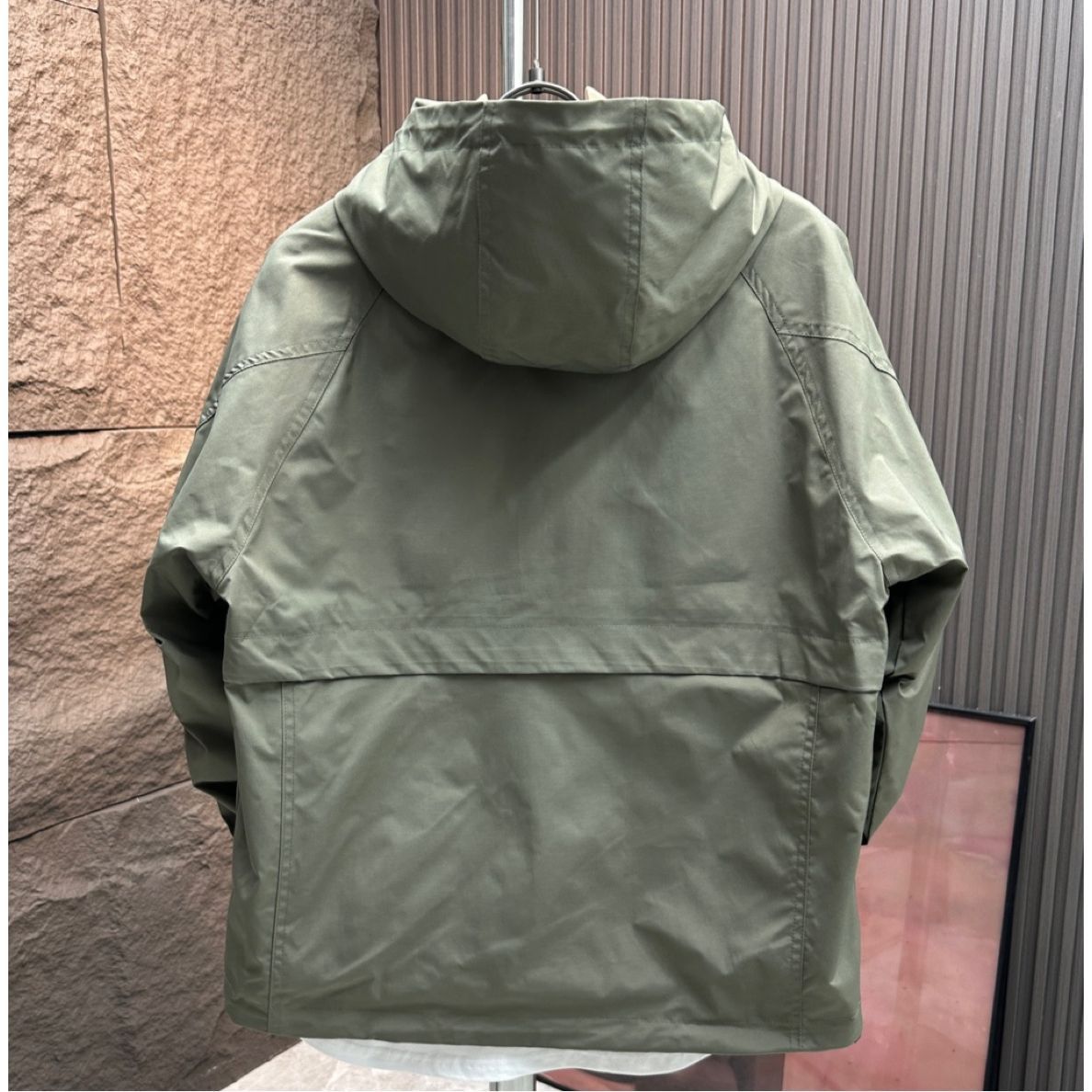 Workwear Hooded Trendy Loose-fit Multi-pocket Zip-up Casual Jacket