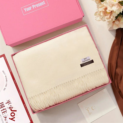 Scarf Thermos Hand Warmer And Glove Set Gift Box