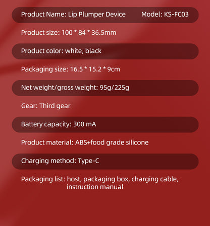 Elektrische Silikon-Lippenvergrößerung