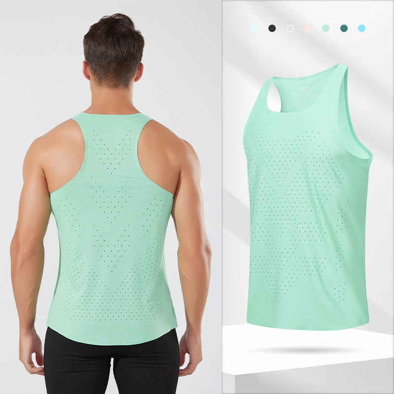 Professionelles Laufen Schnelltrockenweste Marathon Leichtathletik Und Feld Top