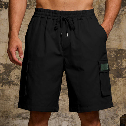 Lässige Herren-Cargo-Shorts mit elastischem Bund