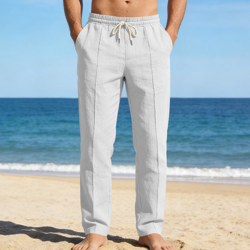 Atmungsaktive Leinenhose im American Style