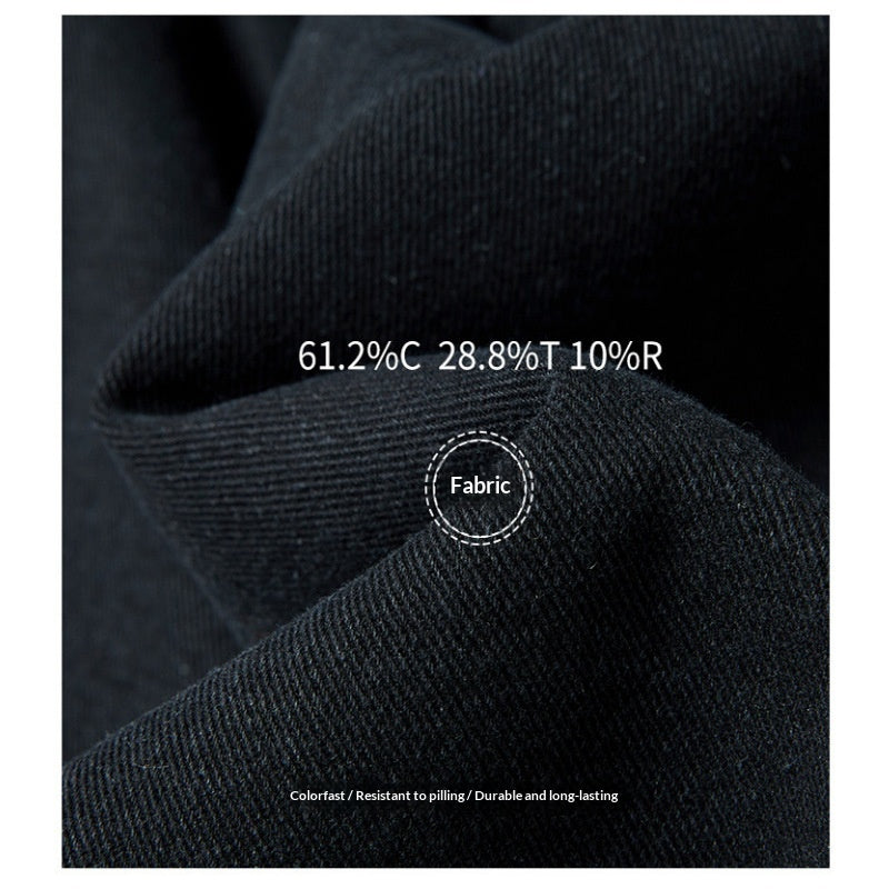 Spring And Autumn Warm Padded Youth Men's Denim Jacket