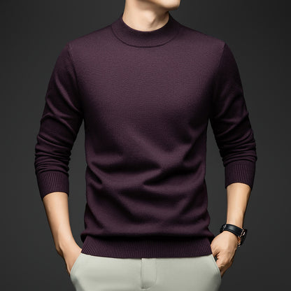 New Autumnwinter Casual Solid-color Knit Undershirt