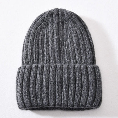 Winter Silk Satin-lined Knit Hat Unisex Thickened Version