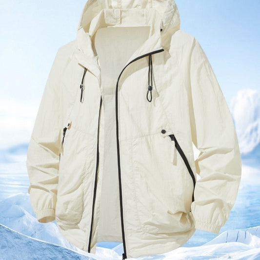 Sonnenschutz-Paar-Kleidung Atmungsaktive, ultradünne Kapuzenjacke