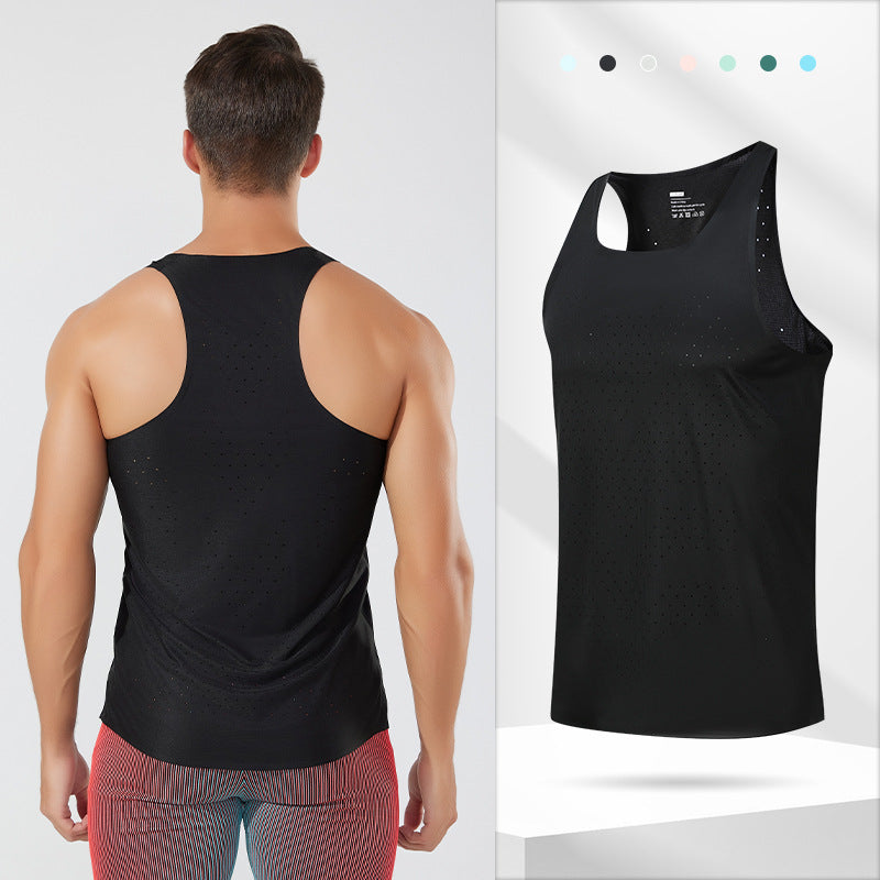 Professionelles Laufen Schnelltrockenweste Marathon Leichtathletik Und Feld Top