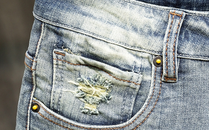 Neue zerrissene Stretch Slim Fit