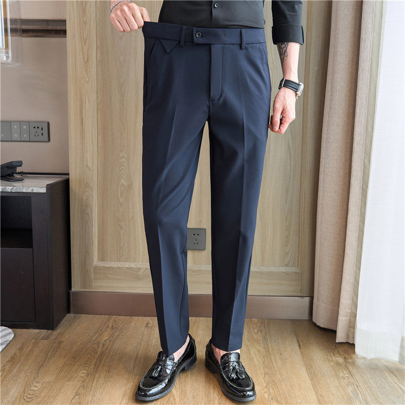 Anzughose Taille Slim-Fiting Small Straight Casual