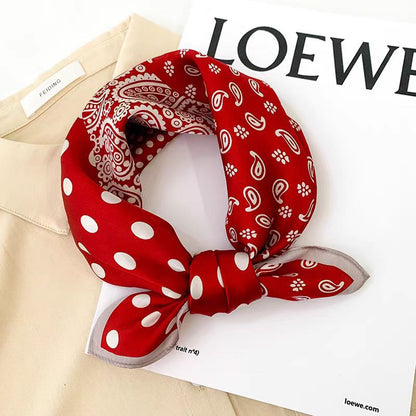 High-end Ladies' Small Square Handkerchief