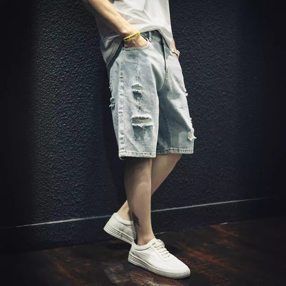 Stylisch Gerissene Jeans