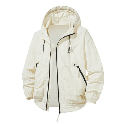 Sonnenschutz-Paar-Kleidung Atmungsaktive, ultradünne Kapuzenjacke