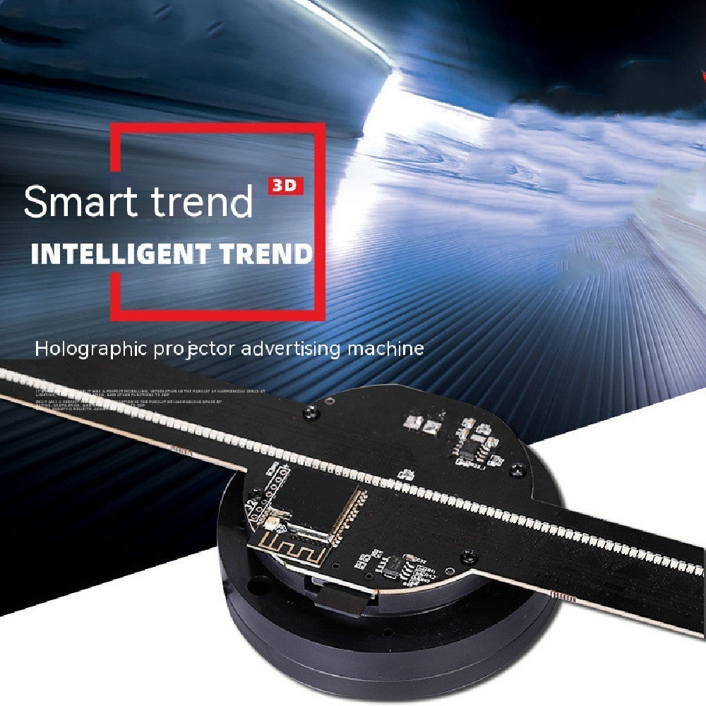 Verbesserte nackte Augen 3D holografische Werbemaschine-Lüfter-Bildschirm
