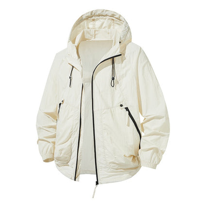 Sonnenschutz-Paar-Kleidung Atmungsaktive, ultradünne Kapuzenjacke