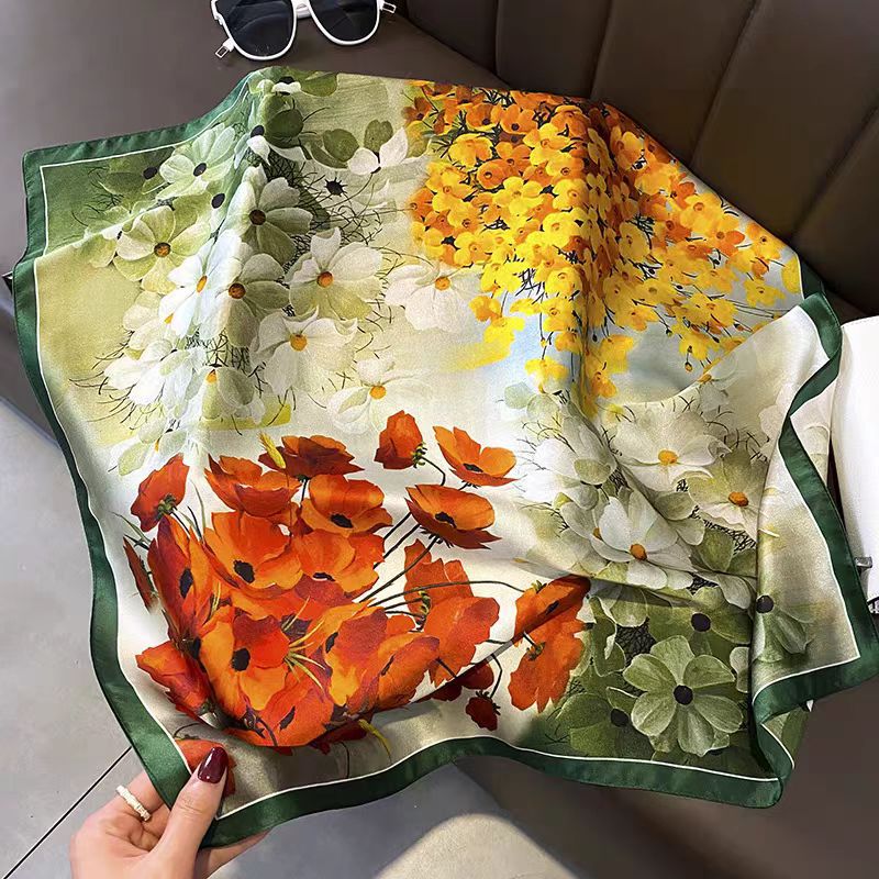 High-end Ladies' Small Square Handkerchief