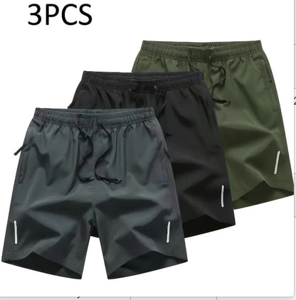 Modische Reißverschlusstasche Casual Shorts