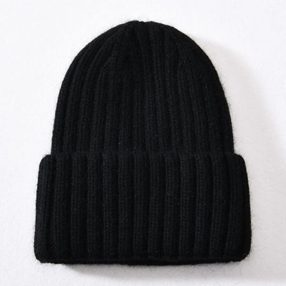 Winter Silk Satin-lined Knit Hat Unisex Thickened Version