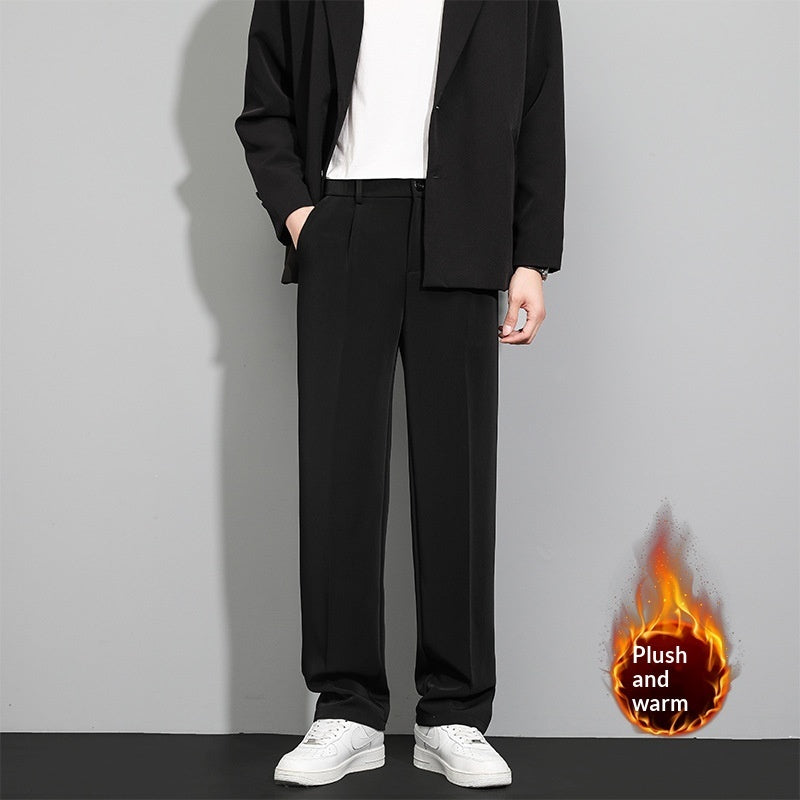 Herbst Lässige Vielseitige, mit Fleece gefütterte Freizeithose