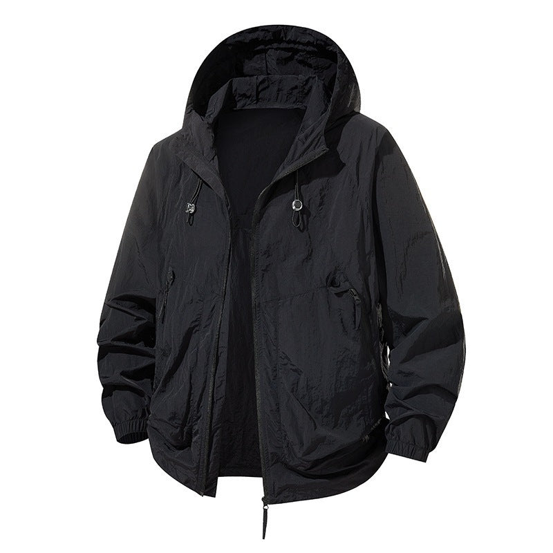 Sonnenschutz-Paar-Kleidung Atmungsaktive, ultradünne Kapuzenjacke