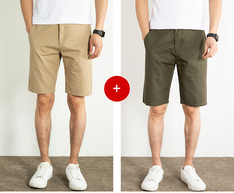 Weiße  Baumwolle Shorts