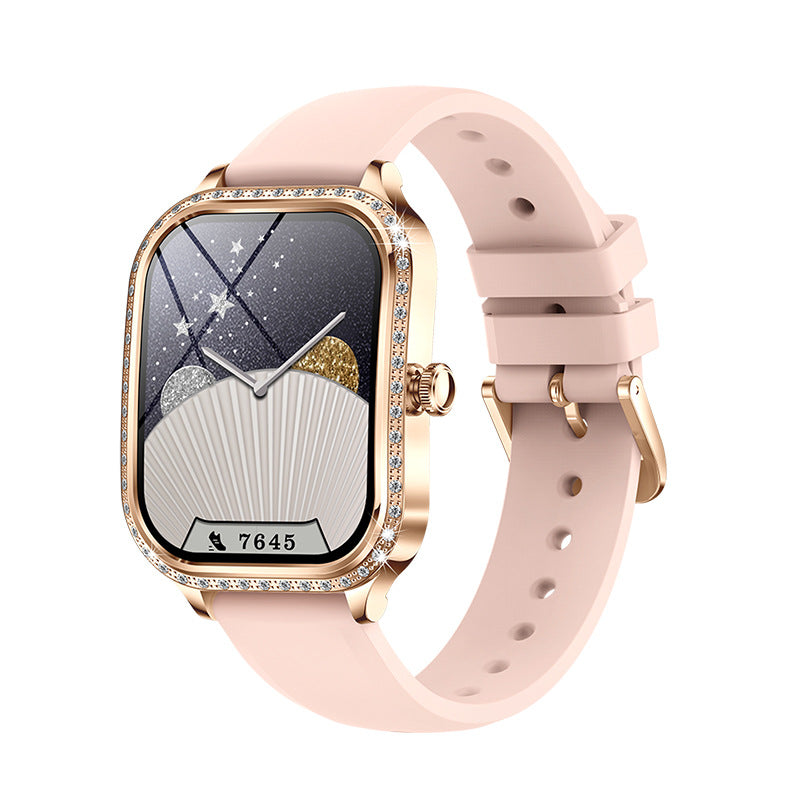 MK88 Women's Bluetooth Calling Heart Rate Blood Pressure Blood Oxygen Detection Calories More Than Sport Smart Watch