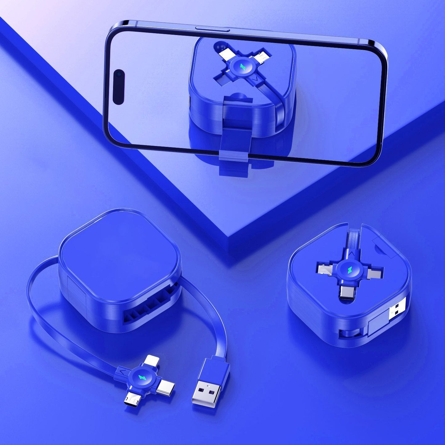 Drei-in-Eins-Halter Teleskop-Datenkabel