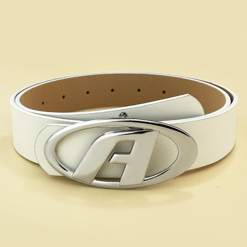 Eleganter Damen-Gürtel mit markanter Metall-Schnalle – Hochwertiges PU-Leder – Vielseitiges Accessoire