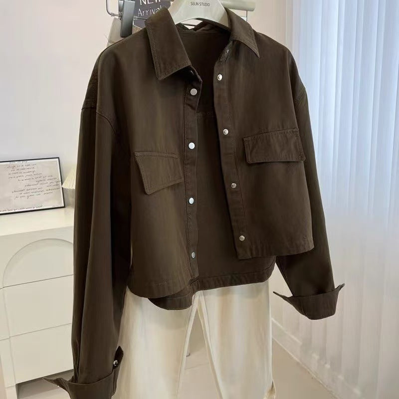 Kurze Oversized-Jacke im Utility-Style