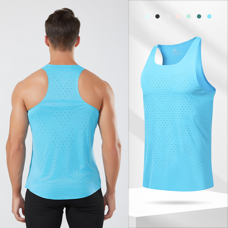 Professionelles Laufen Schnelltrockenweste Marathon Leichtathletik Und Feld Top