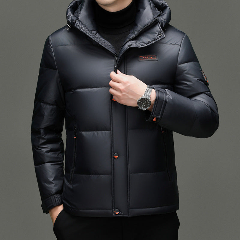 New Style Casual Windproof And Cold-resistant Jacket With Detachable Hood