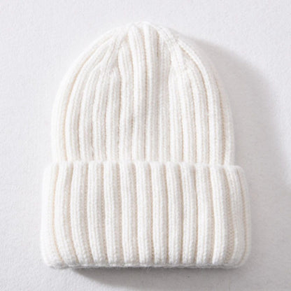 Winter Silk Satin-lined Knit Hat Unisex Thickened Version