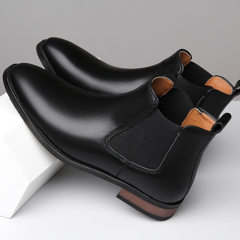 High-Top Casual Business Leder Stiefel